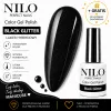 Lakier Hybrydowy Black Glitter – NILO no.102